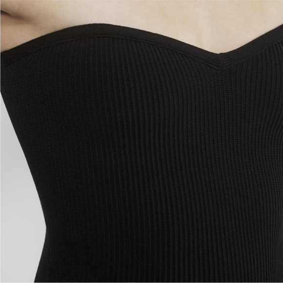 Aritzia Babaton Sculpt Knit Sweetheart Ribbed Tube Top in Black – Size XS - Picture 6 of 16